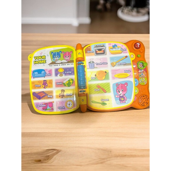 Vtech Touch and Teach Word Book #1416 Learning Works ! ABCs Music Sight Words - Picture 2 of 2